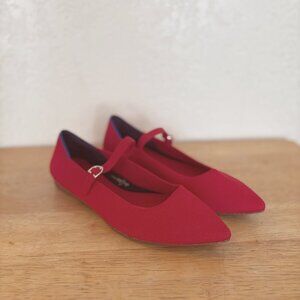 Rothys The Point Mary Jane II 6.5 in Red Crisp